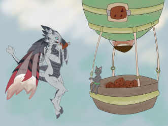 Thumbnail of F-22 Mid-air Refueling